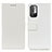 Leather Case Stands Flip Cover Holder M08L for Xiaomi POCO M3 Pro 5G White