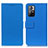 Leather Case Stands Flip Cover Holder M08L for Xiaomi Poco M4 Pro 5G Blue