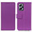 Leather Case Stands Flip Cover Holder M08L for Xiaomi Poco X4 GT 5G Purple