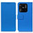 Leather Case Stands Flip Cover Holder M08L for Xiaomi Redmi 10 Power Blue