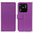 Leather Case Stands Flip Cover Holder M08L for Xiaomi Redmi 10C 4G Purple