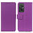 Leather Case Stands Flip Cover Holder M08L for Xiaomi Redmi 11 Prime 4G Purple