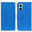 Leather Case Stands Flip Cover Holder M08L for Xiaomi Redmi 11 Prime 5G Blue