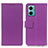Leather Case Stands Flip Cover Holder M08L for Xiaomi Redmi 11 Prime 5G Purple
