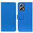 Leather Case Stands Flip Cover Holder M08L for Xiaomi Redmi K50i 5G Blue