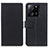 Leather Case Stands Flip Cover Holder M08L for Xiaomi Redmi K60 Ultra 5G Black