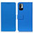 Leather Case Stands Flip Cover Holder M08L for Xiaomi Redmi Note 10 JE 5G Blue