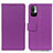 Leather Case Stands Flip Cover Holder M08L for Xiaomi Redmi Note 10 JE 5G Purple