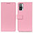 Leather Case Stands Flip Cover Holder M08L for Xiaomi Redmi Note 10 Pro 4G Pink