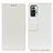 Leather Case Stands Flip Cover Holder M08L for Xiaomi Redmi Note 10 Pro 4G White