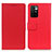 Leather Case Stands Flip Cover Holder M08L for Xiaomi Redmi Note 11 4G (2021) Red