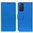 Leather Case Stands Flip Cover Holder M08L for Xiaomi Redmi Note 11 4G (2022) Blue