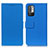 Leather Case Stands Flip Cover Holder M08L for Xiaomi Redmi Note 11 SE 5G Blue