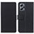 Leather Case Stands Flip Cover Holder M08L for Xiaomi Redmi Note 11T Pro+ Plus 5G Black