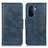 Leather Case Stands Flip Cover Holder M09L for Huawei Nova Y70 Plus Blue