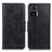 Leather Case Stands Flip Cover Holder M09L for Motorola Moto Edge 30 Lite 5G Black