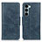 Leather Case Stands Flip Cover Holder M09L for Motorola Moto Edge S30 5G Blue