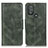 Leather Case Stands Flip Cover Holder M09L for Motorola Moto G Play (2023) Green