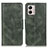 Leather Case Stands Flip Cover Holder M09L for Motorola Moto G53j 5G Green