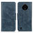 Leather Case Stands Flip Cover Holder M09L for Nokia C200 Blue