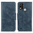 Leather Case Stands Flip Cover Holder M09L for Nokia C21 Plus Blue