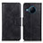 Leather Case Stands Flip Cover Holder M09L for Nokia X100 5G Black