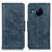 Leather Case Stands Flip Cover Holder M09L for Nokia X100 5G Blue