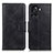 Leather Case Stands Flip Cover Holder M09L for OnePlus 10R 5G Black