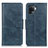 Leather Case Stands Flip Cover Holder M09L for Oppo A94 4G Blue