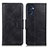 Leather Case Stands Flip Cover Holder M09L for Oppo Find X5 Lite 5G Black