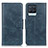 Leather Case Stands Flip Cover Holder M09L for Realme 8 4G Blue