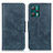 Leather Case Stands Flip Cover Holder M09L for Realme 9 4G Blue