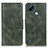 Leather Case Stands Flip Cover Holder M09L for Realme C21 Green