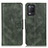 Leather Case Stands Flip Cover Holder M09L for Realme Q3i 5G Green