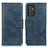 Leather Case Stands Flip Cover Holder M09L for Samsung Galaxy A05s Blue