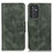 Leather Case Stands Flip Cover Holder M09L for Samsung Galaxy A15 4G Green