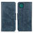 Leather Case Stands Flip Cover Holder M09L for Samsung Galaxy A22s 5G Blue