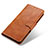 Leather Case Stands Flip Cover Holder M09L for Samsung Galaxy A32 4G Brown