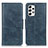 Leather Case Stands Flip Cover Holder M09L for Samsung Galaxy A53 5G Blue