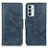 Leather Case Stands Flip Cover Holder M09L for Samsung Galaxy M23 5G Blue