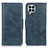 Leather Case Stands Flip Cover Holder M09L for Samsung Galaxy M33 5G Blue