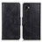 Leather Case Stands Flip Cover Holder M09L for Samsung Galaxy Xcover Pro 2 5G Black