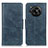 Leather Case Stands Flip Cover Holder M09L for Sharp Aquos R7 Blue