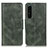 Leather Case Stands Flip Cover Holder M09L for Sony Xperia 1 IV Green