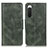 Leather Case Stands Flip Cover Holder M09L for Sony Xperia 10 IV Green