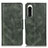 Leather Case Stands Flip Cover Holder M09L for Sony Xperia 5 IV Green