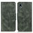 Leather Case Stands Flip Cover Holder M09L for Sony Xperia Ace III Green