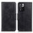 Leather Case Stands Flip Cover Holder M09L for Xiaomi Mi 11i 5G (2022) Black