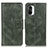 Leather Case Stands Flip Cover Holder M09L for Xiaomi Mi 11i 5G Green