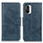 Leather Case Stands Flip Cover Holder M09L for Xiaomi Mi 11X 5G Blue